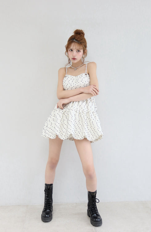 ドットツイードバールーンセットアップ