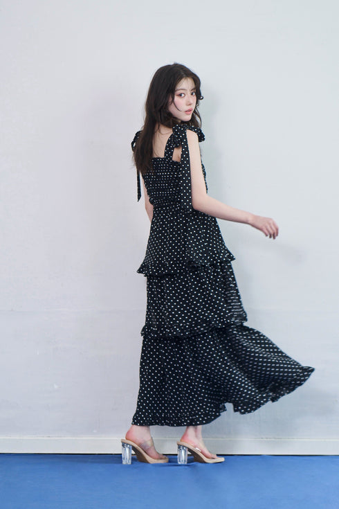 2wayドット柄セットアップ