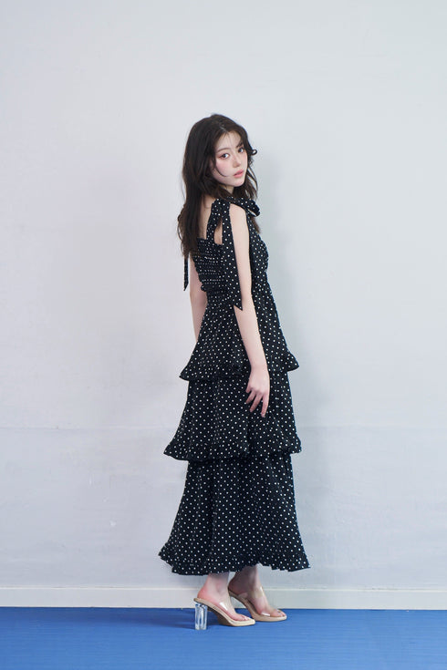 2wayドット柄セットアップ