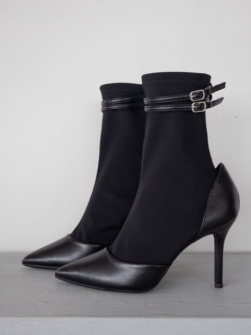 スリムレッグパンプスブーツ