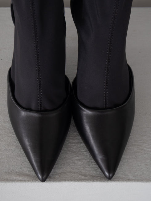 スリムレッグパンプスブーツ