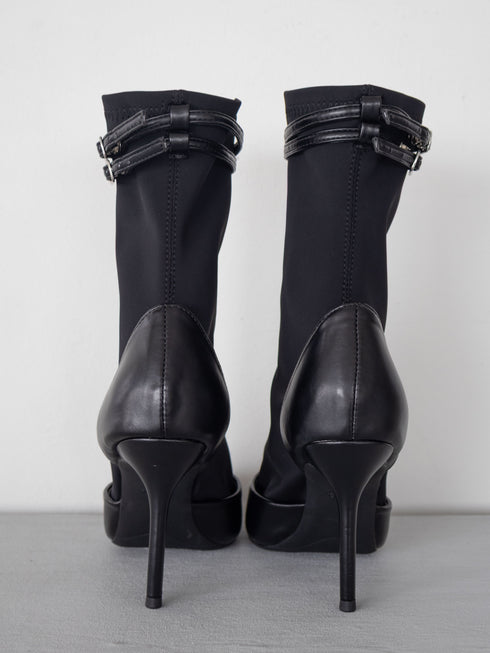 スリムレッグパンプスブーツ