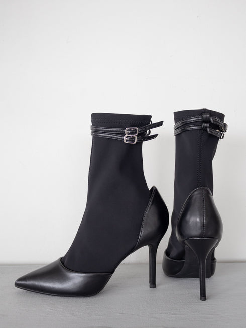 スリムレッグパンプスブーツ