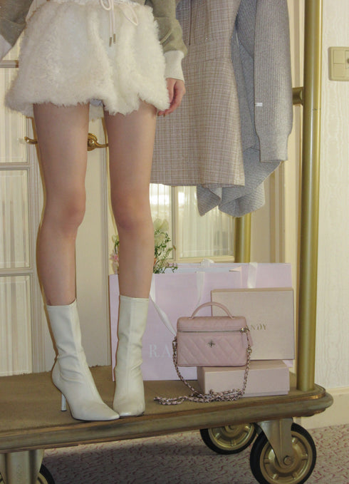 チュールバルーンミニスカート