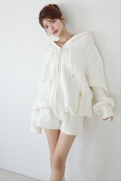 ニットカーゴセットアップ