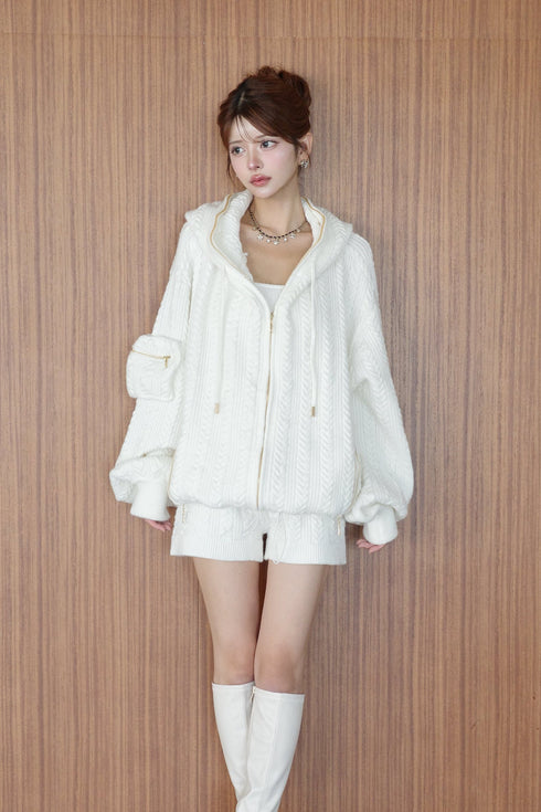 ニットカーゴセットアップ