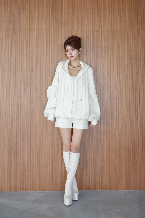 ニットカーゴセットアップ