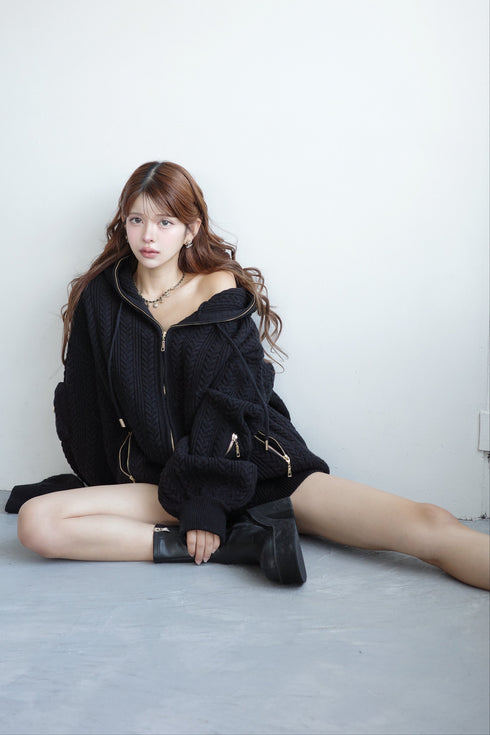 ニットカーゴセットアップ