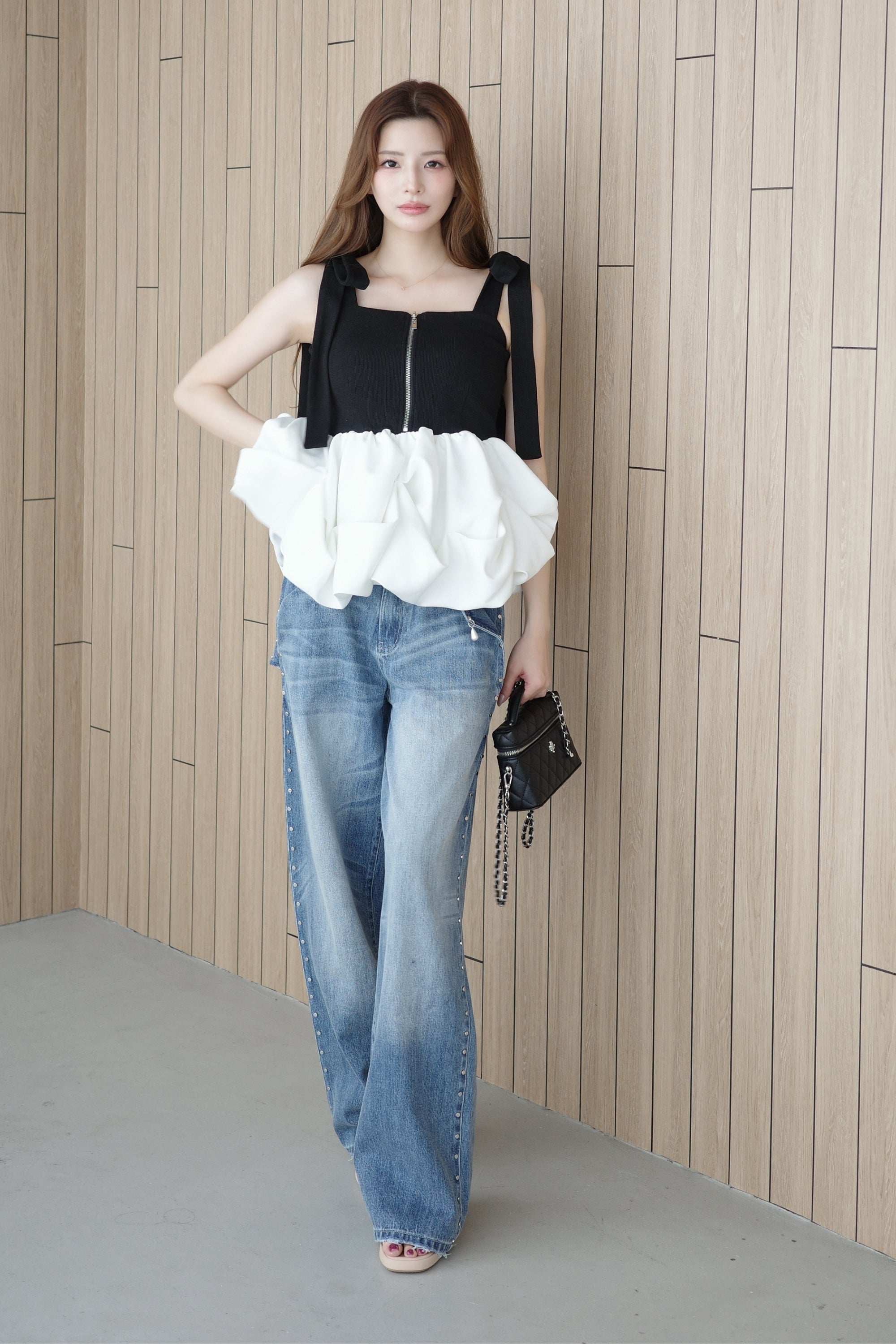 Model : 身長163cm / S着用