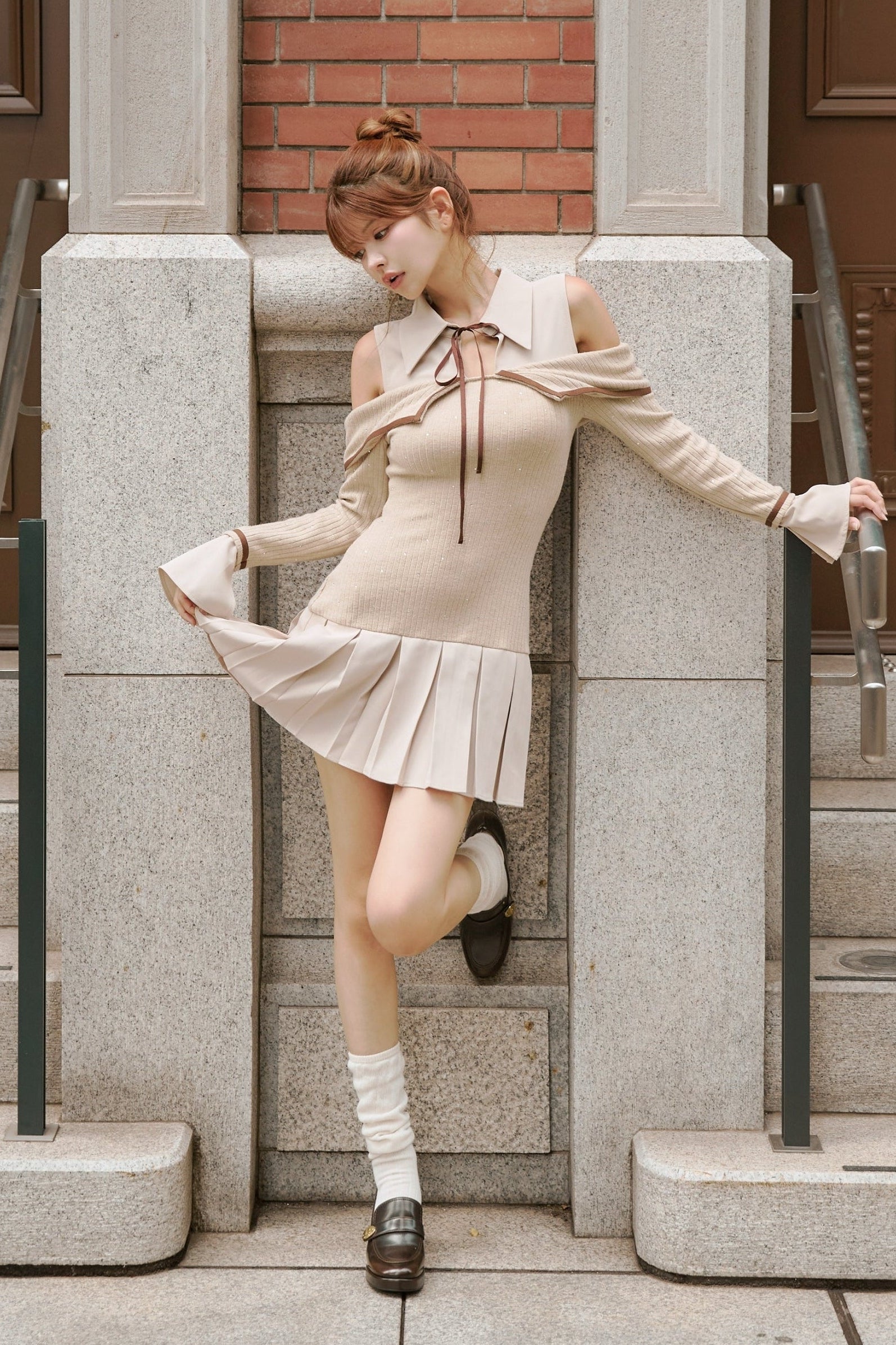 String core mini dress Randy ワンピース String core mini dress – Randy