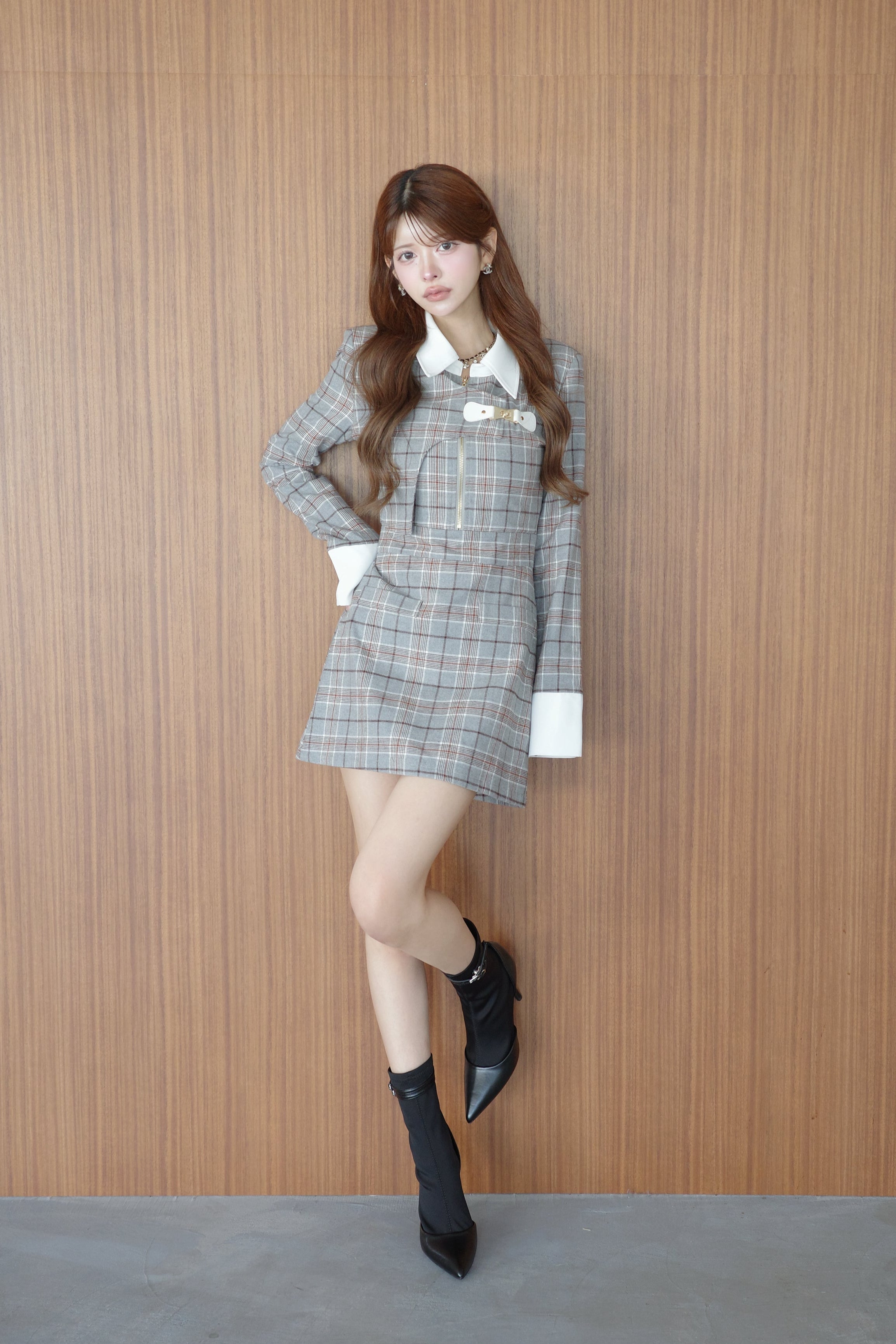 スリムレッグパンプスブーツ