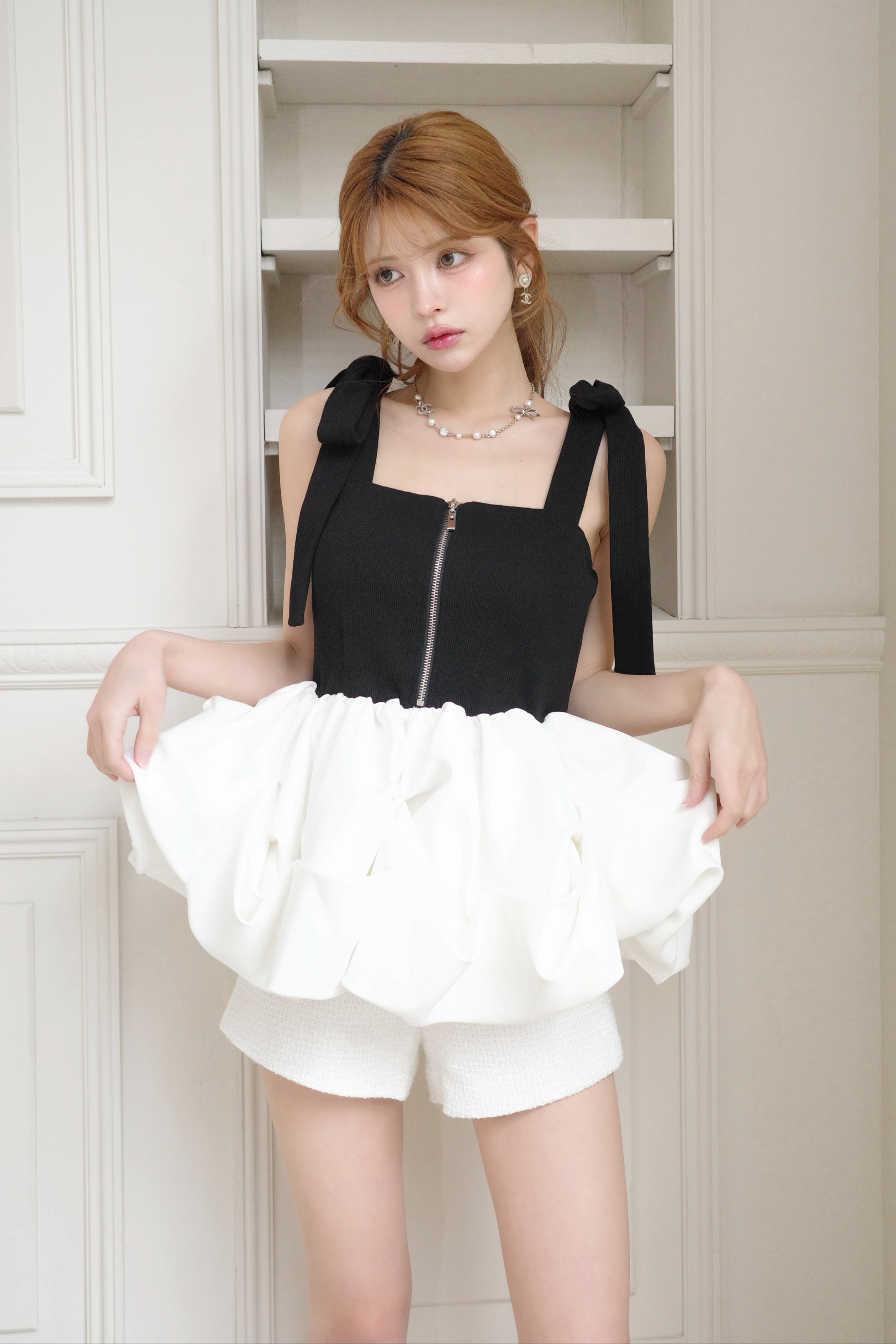 RANDY 完売　2wayストリングコアニットトップス　Sサイズ トップス– Randy